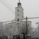 Zielonka kościół zimą