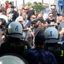 02018 0267 Rangelei zwischen Polizisten und Rechtsradikale Demonstranten bei der CzestochowaPride-Parade, dieselben Gegendemonstranten protestierten gegen LGBT-Parade in Rzeszów